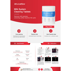 Milk System Cleaning Tablets (for Automatic Coffee Machines)
